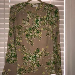Calvin Klein Floral Long-Sleeve Shirt